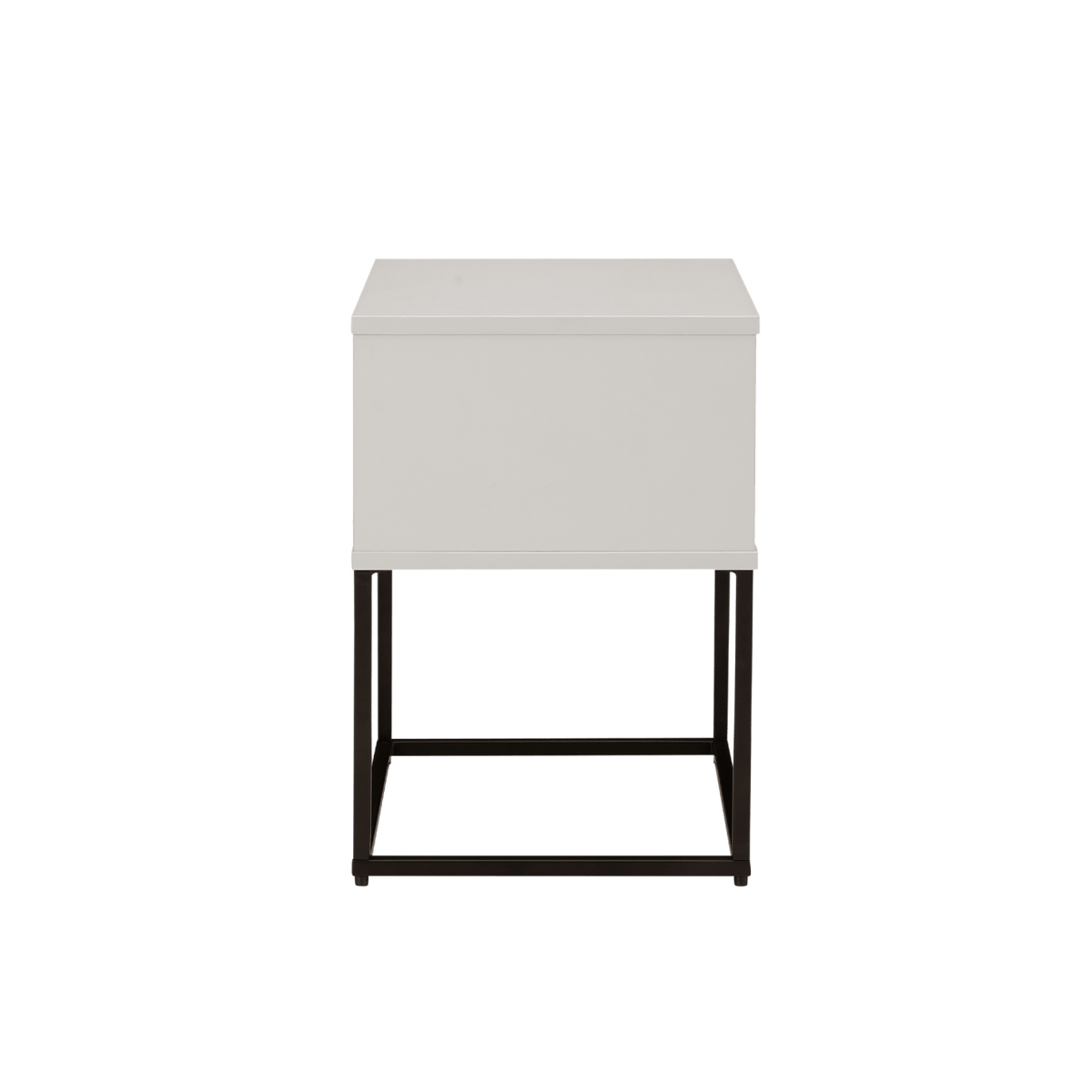 Twenty10 Designs Living Albion Bedside Table in Stone / 400 x 350 x 500 mm Albion Bedside House of Isabella UK