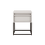 Twenty10 Designs Living Albion Bedside Table in Stone / 400 x 350 x 500 mm Albion Bedside House of Isabella UK