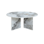 Twenty10 Designs Living Aura Round Coffee Table Pandora Marble Effect / 800 x 800 x 360 mm Aura Round Coffee Table House of Isabella UK