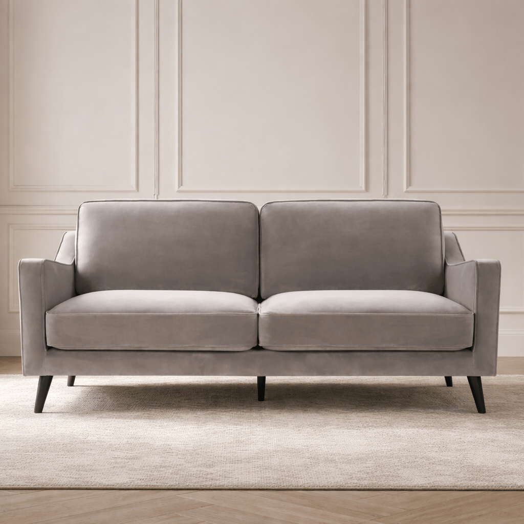 Twenty10 Designs Living Daffy 2 Seat Sofa - Mink Velvet House of Isabella UK