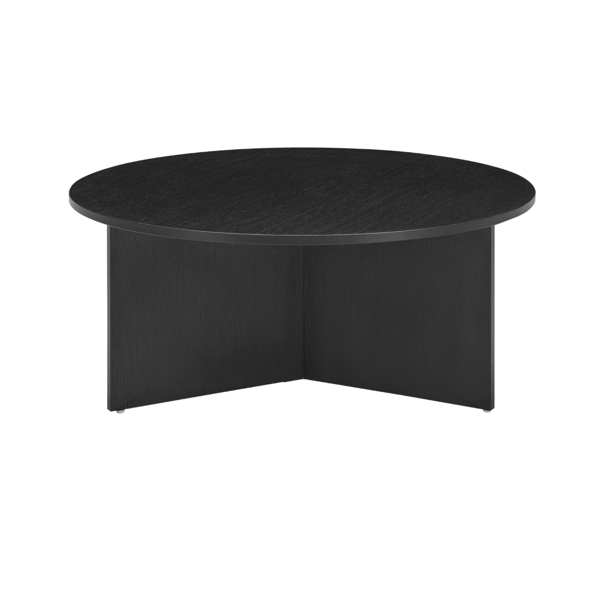 Twenty10 Designs Living Nova Round Coffee Table in Black / 800 x 800 x 400 mm Nova Coffee Table House of Isabella UK