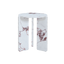 Twenty10 Designs Living Violetta Marble Effect / 400 x 400 x 500 mm Halo Side Table House of Isabella UK
