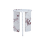 Twenty10 Designs Living Violetta Marble Effect / 400 x 400 x 500 mm Halo Side Table House of Isabella UK