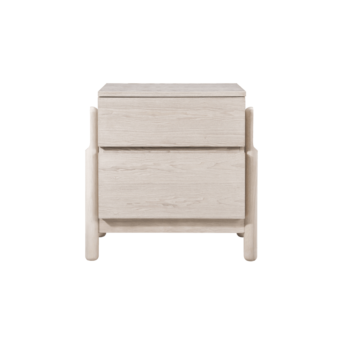 Twenty10 Designs Living Whisper Bedside in Washed Oak / 570 x 400 x 590 mm Whisper Bedside House of Isabella UK
