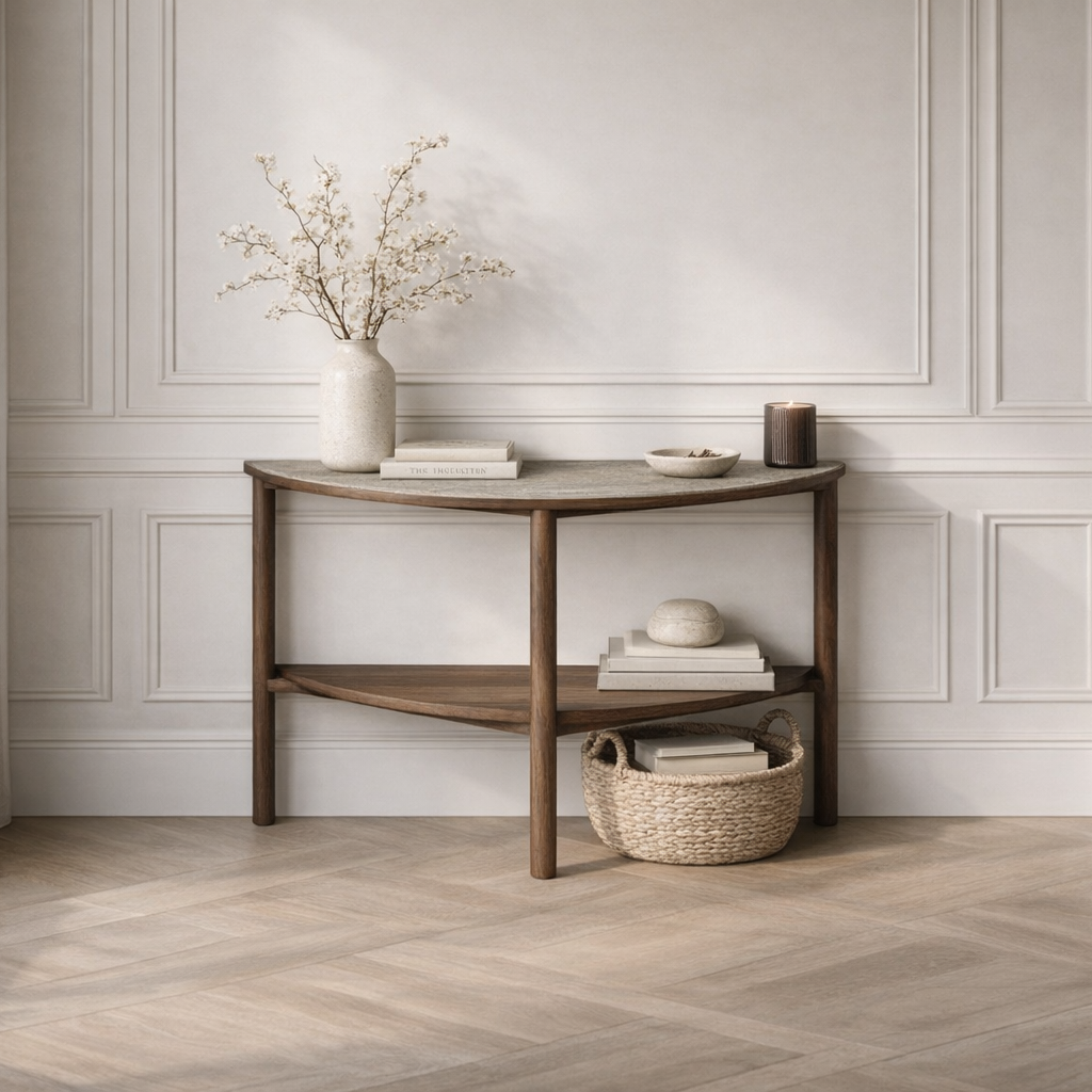 Twenty10 Designs Living Willow Curved Console House of Isabella UK