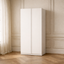 Twenty10 Designs Sleeping Albion 2 Door Wardrobe in Stone / 800 x 600 x 1800 mm Albion Wardrobe House of Isabella UK