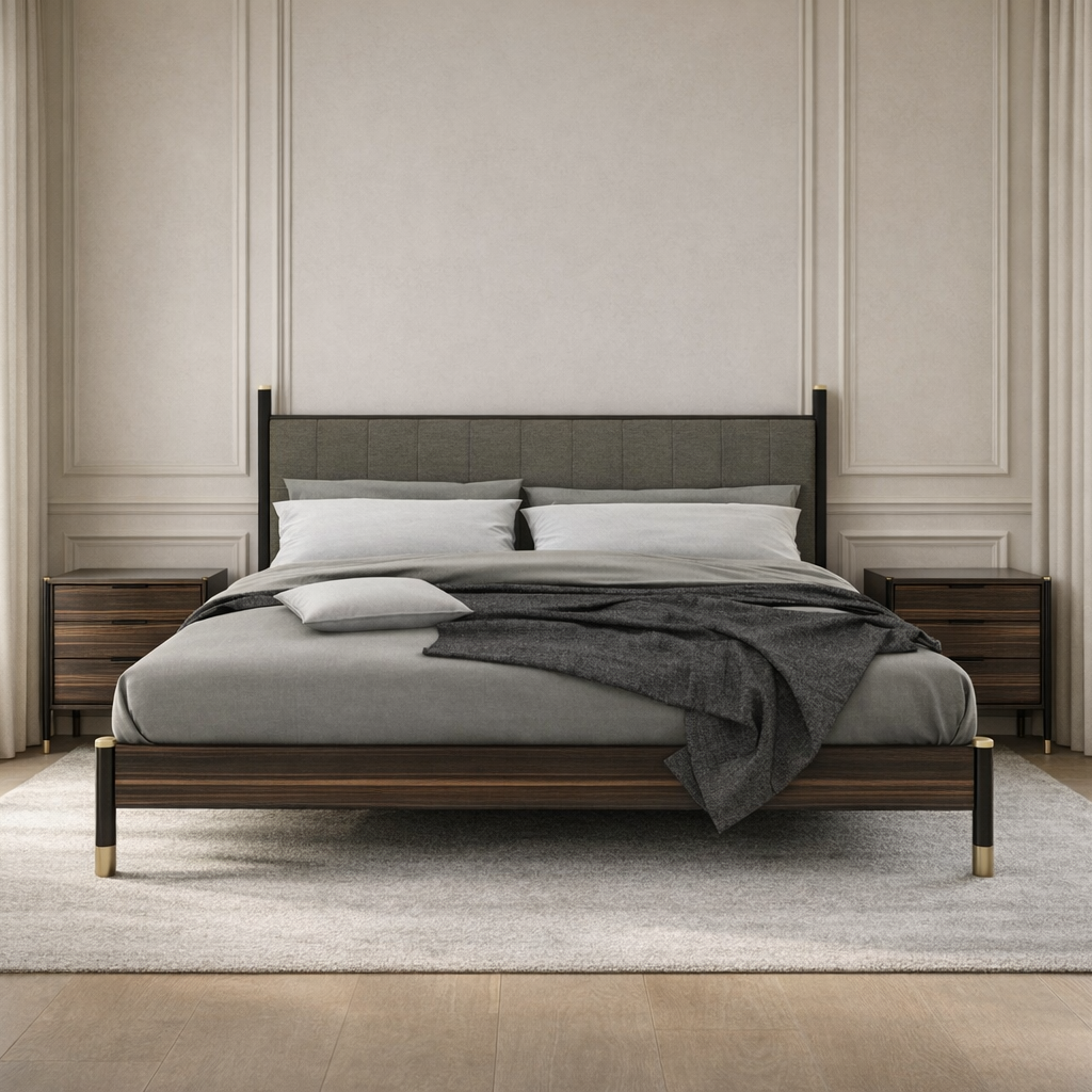 Twenty10 Designs Sleeping Bali Kingsize Bed - Ebony /Black House of Isabella UK