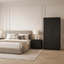 Twenty10 Designs Sleeping Luna 2 Door Wardrobe House of Isabella UK