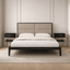 Twenty10 Designs Sleeping Orchid Double Bed - Wenge / Beige House of Isabella UK
