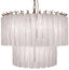 Twisted Frost Glass Chandelier - Small