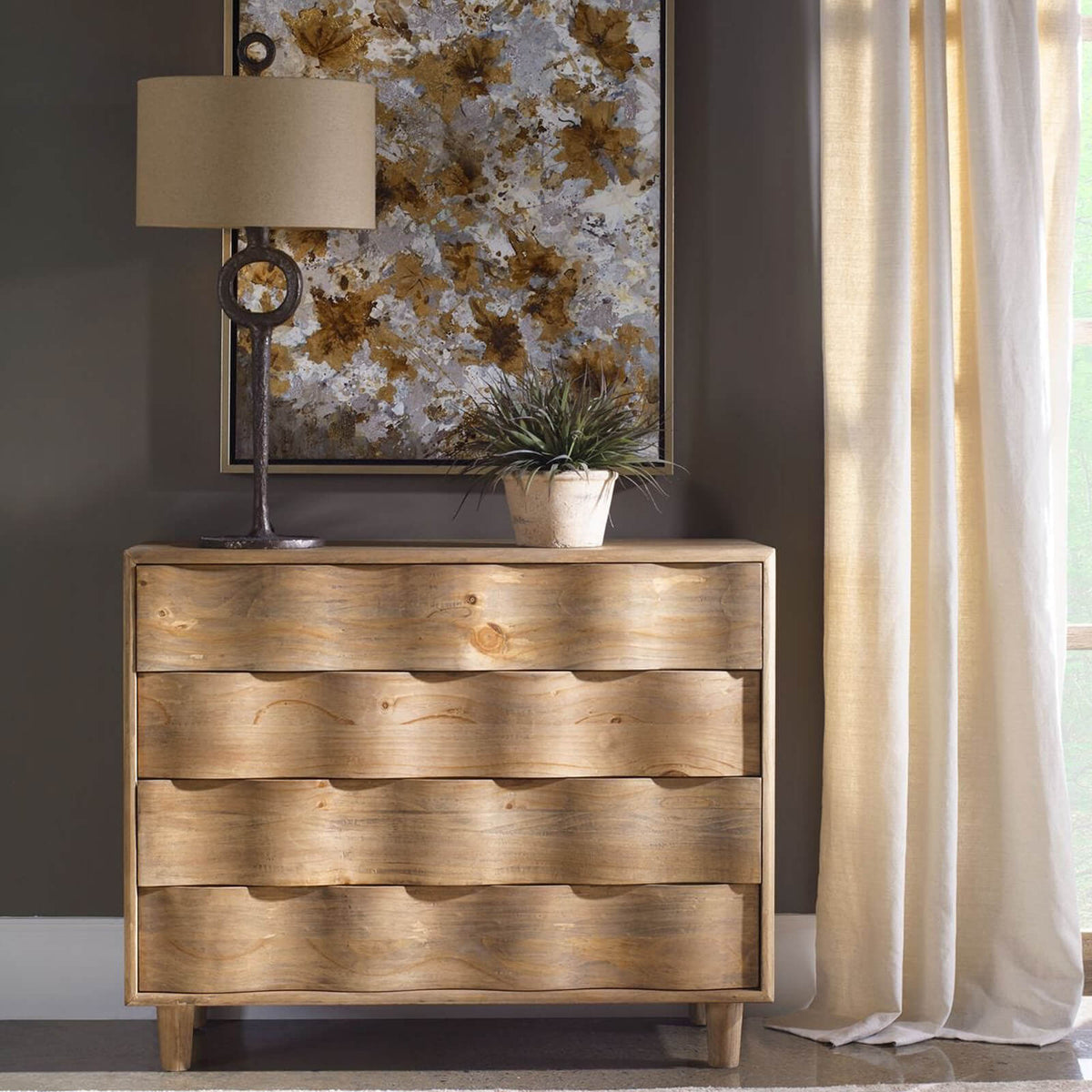 Crawford Chest of Drawers in Light Oak