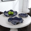 Uttermost Accessories Abella Ceramic Wall-Mounted Bowls in Blue - Set of 3 House of Isabella UK