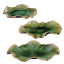Uttermost Accessories Abella Ceramic Wall-Mounted Bowls in Green - Set of 3 House of Isabella UK