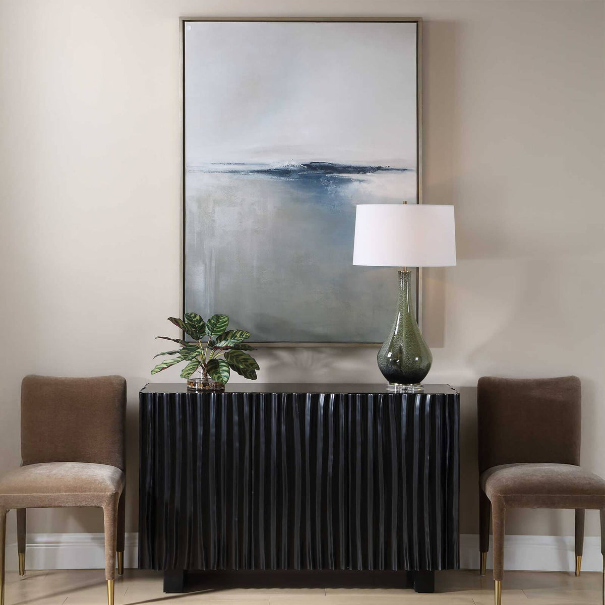 Uttermost Accessories Above The Waterline Abstract Painting House of Isabella UK