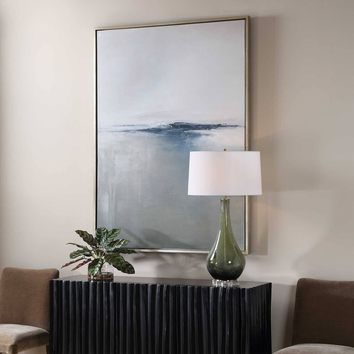 Uttermost Accessories Above The Waterline Abstract Painting House of Isabella UK
