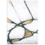 Uttermost Accessories Abstract Art In Gold And Black House of Isabella UK