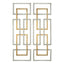 Uttermost Accessories Aerin Geometric Wall Art, S/2 House of Isabella UK