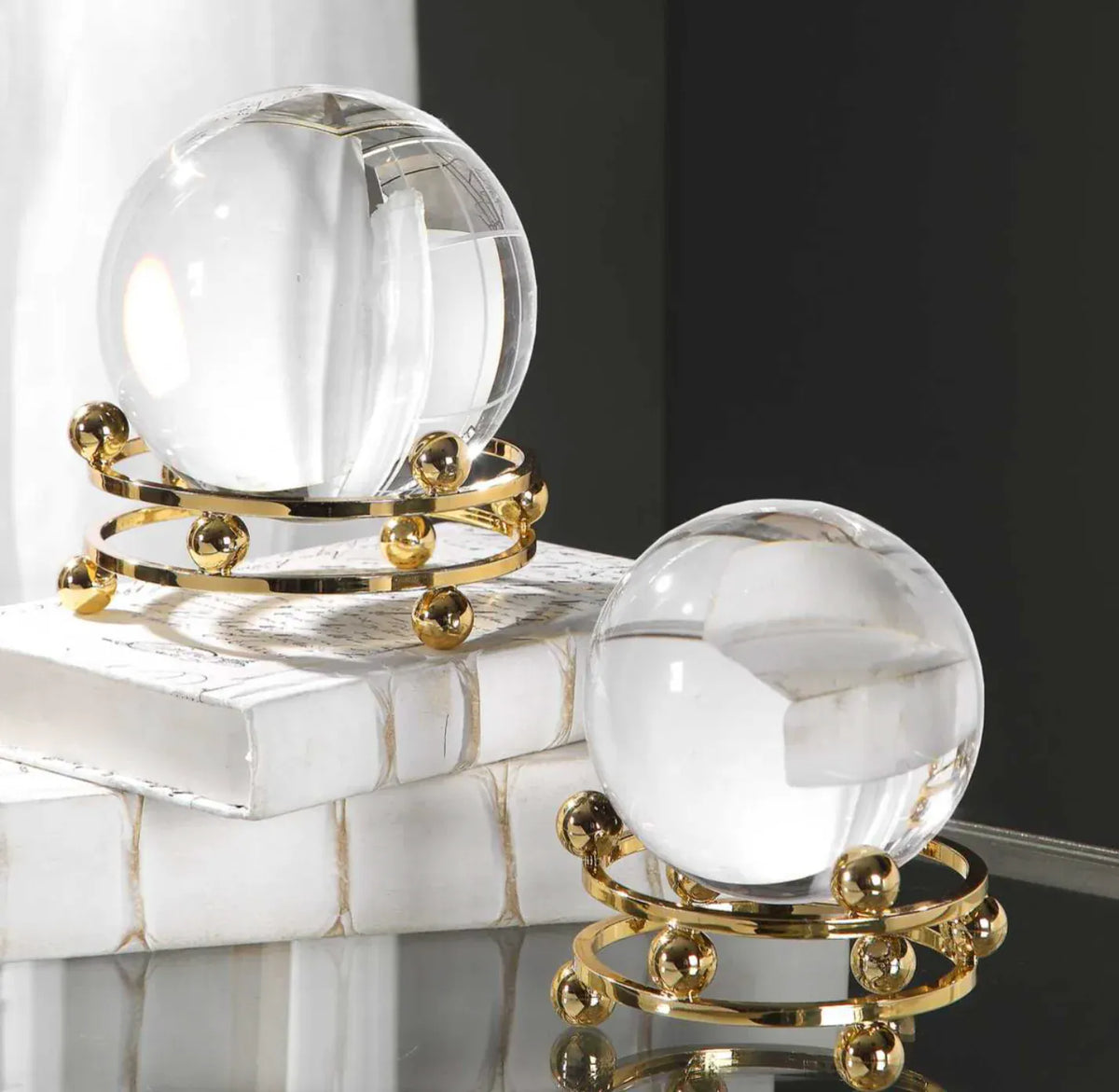 Uttermost Accessories Alega Spheres - Set of 2 House of Isabella UK