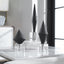 Uttermost Accessories Alize Black Sculptures,, S/3 House of Isabella UK