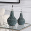 Uttermost Accessories Almera Dark Teal Bottles, S/2 House of Isabella UK