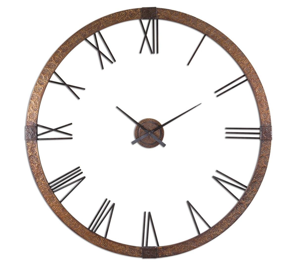 Uttermost Accessories Amarion 60" Copper Wall Clock House of Isabella UK