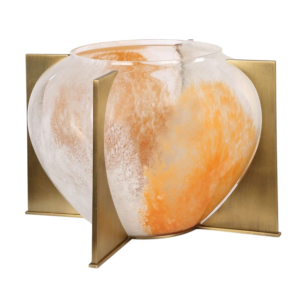 Uttermost Accessories Amber Swirl Vase House of Isabella UK