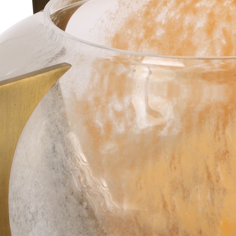 Uttermost Accessories Amber Swirl Vase House of Isabella UK