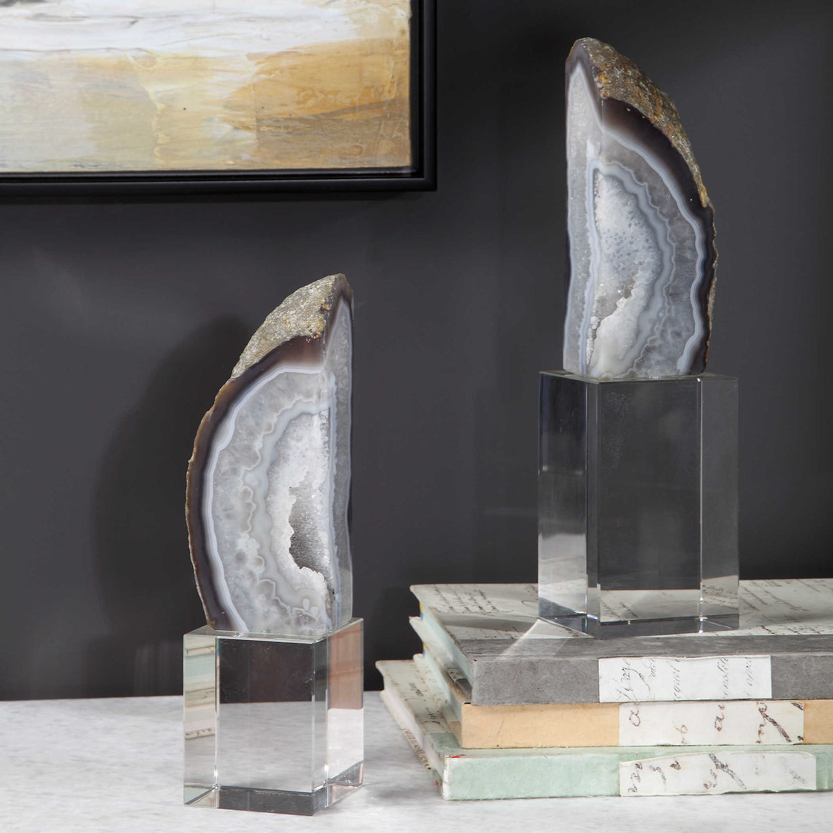 Uttermost Accessories Amiya Bookends, Set of 2 House of Isabella UK