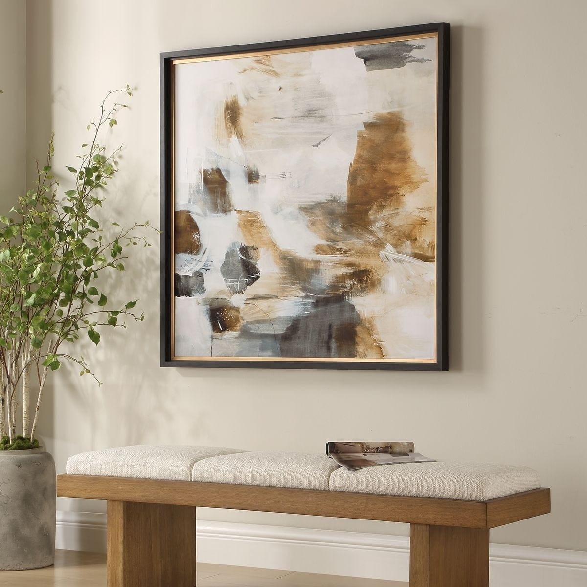 Uttermost Accessories Ancient Story Framed Abstract Print House of Isabella UK