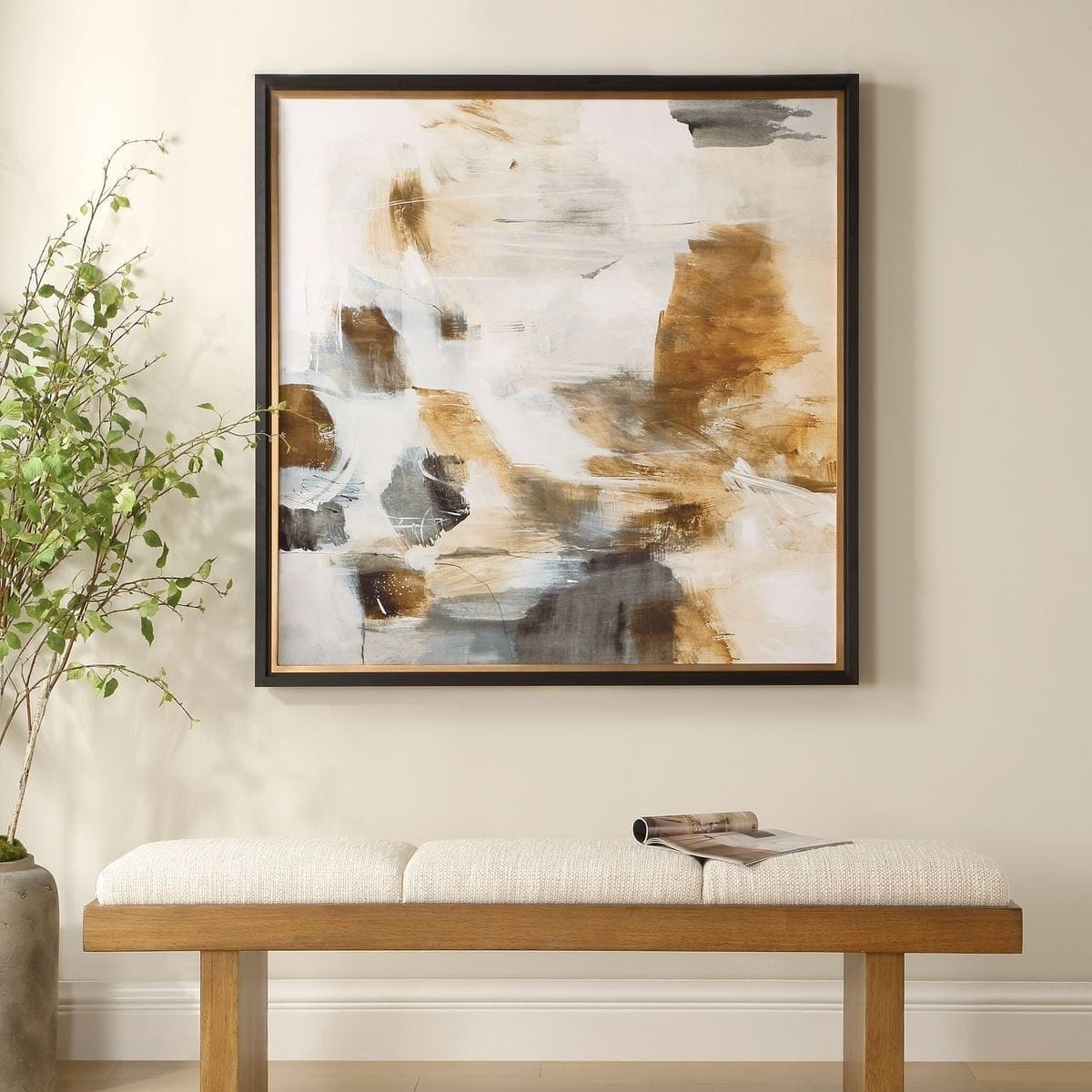 Uttermost Accessories Ancient Story Framed Abstract Print House of Isabella UK
