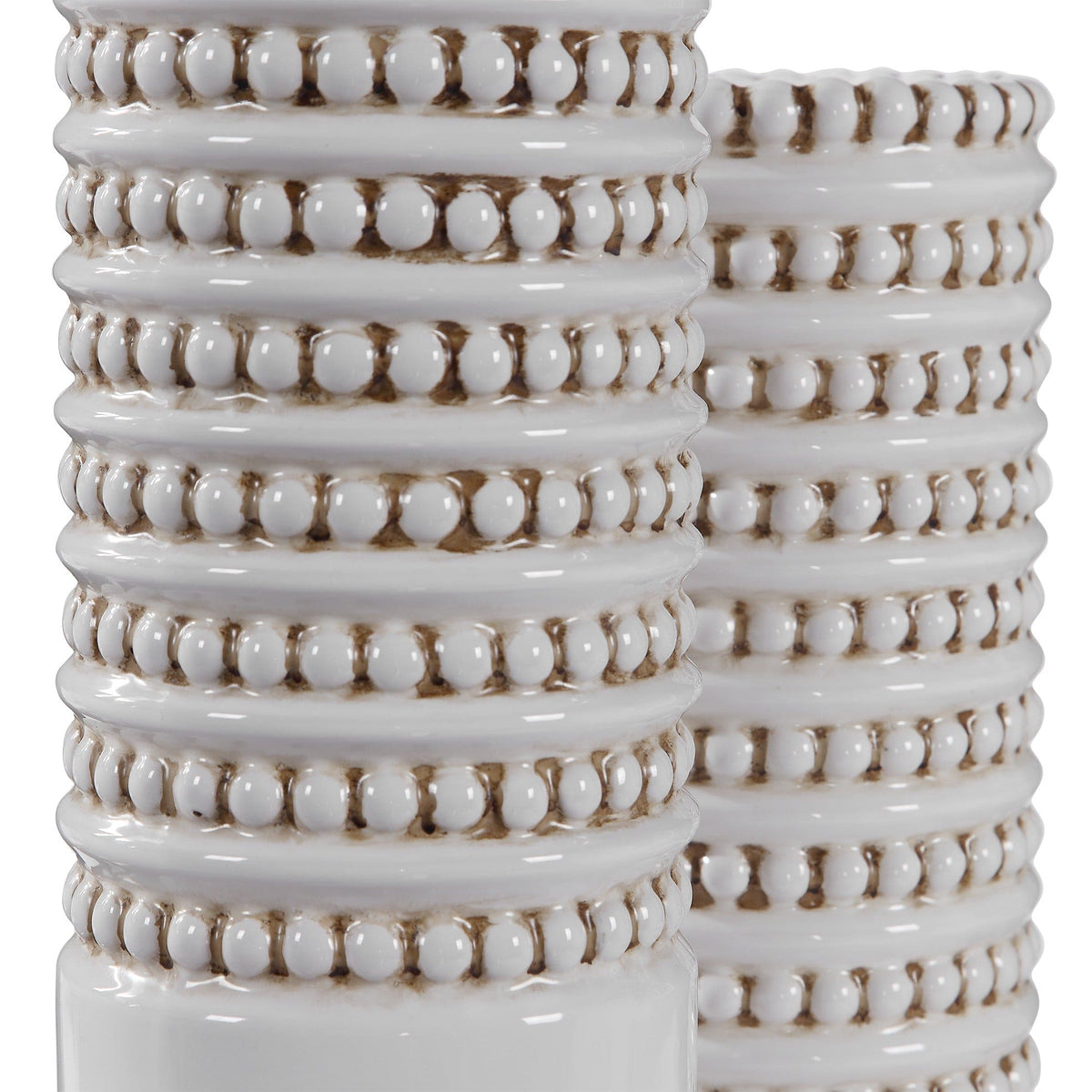 Uttermost Accessories Angelou White Vases, Set/2 House of Isabella UK