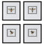 Uttermost Accessories Anthophila Framed Prints, S/4 House of Isabella UK
