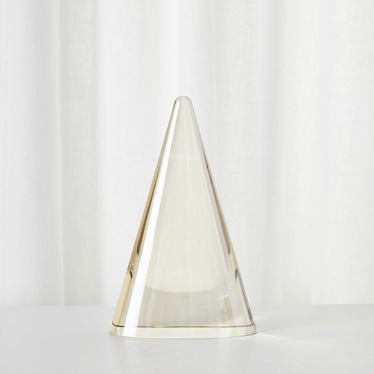 Uttermost Accessories Apex Sculpture in Champagne Crystal House of Isabella UK