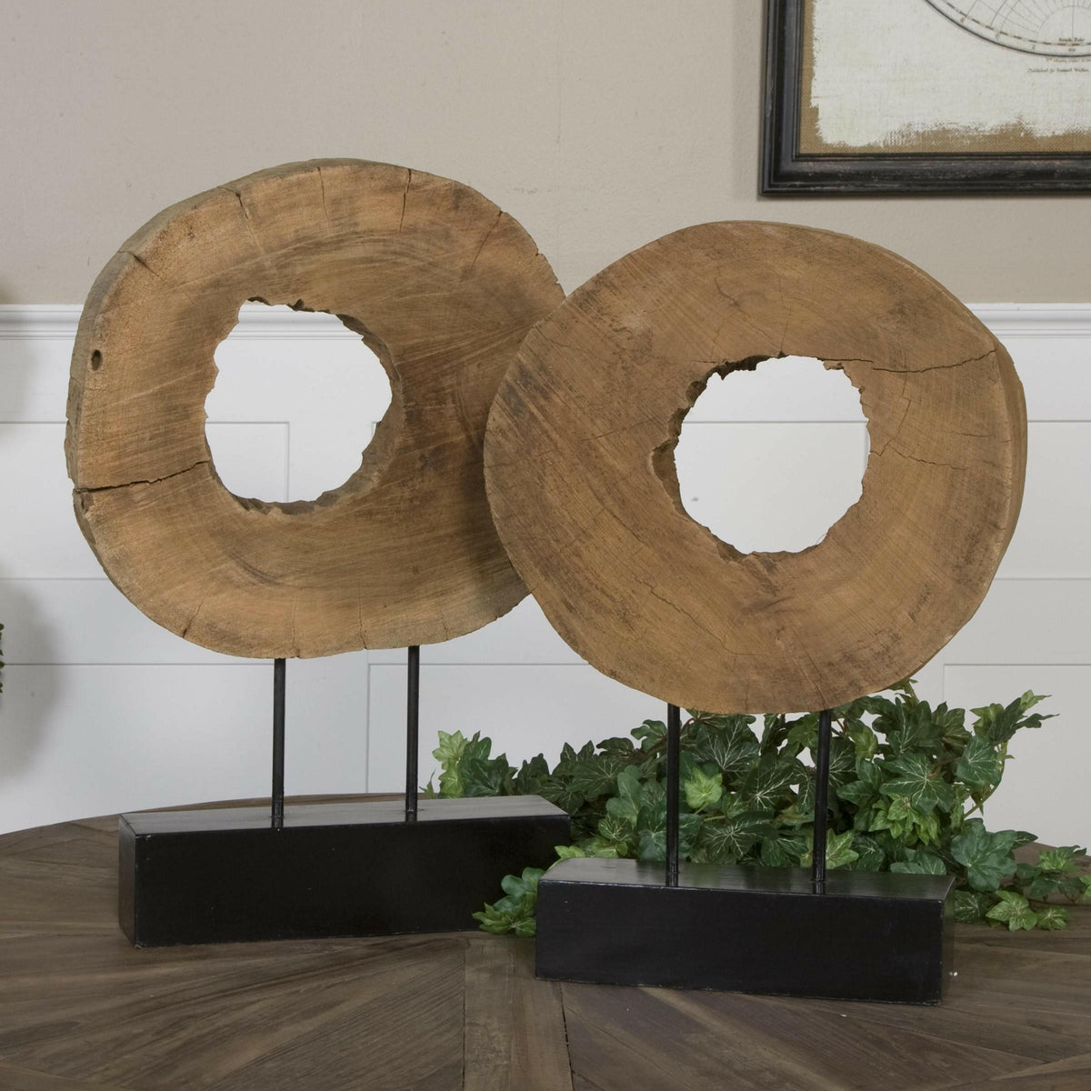 Ashlea Wooden Sculptures S/2.