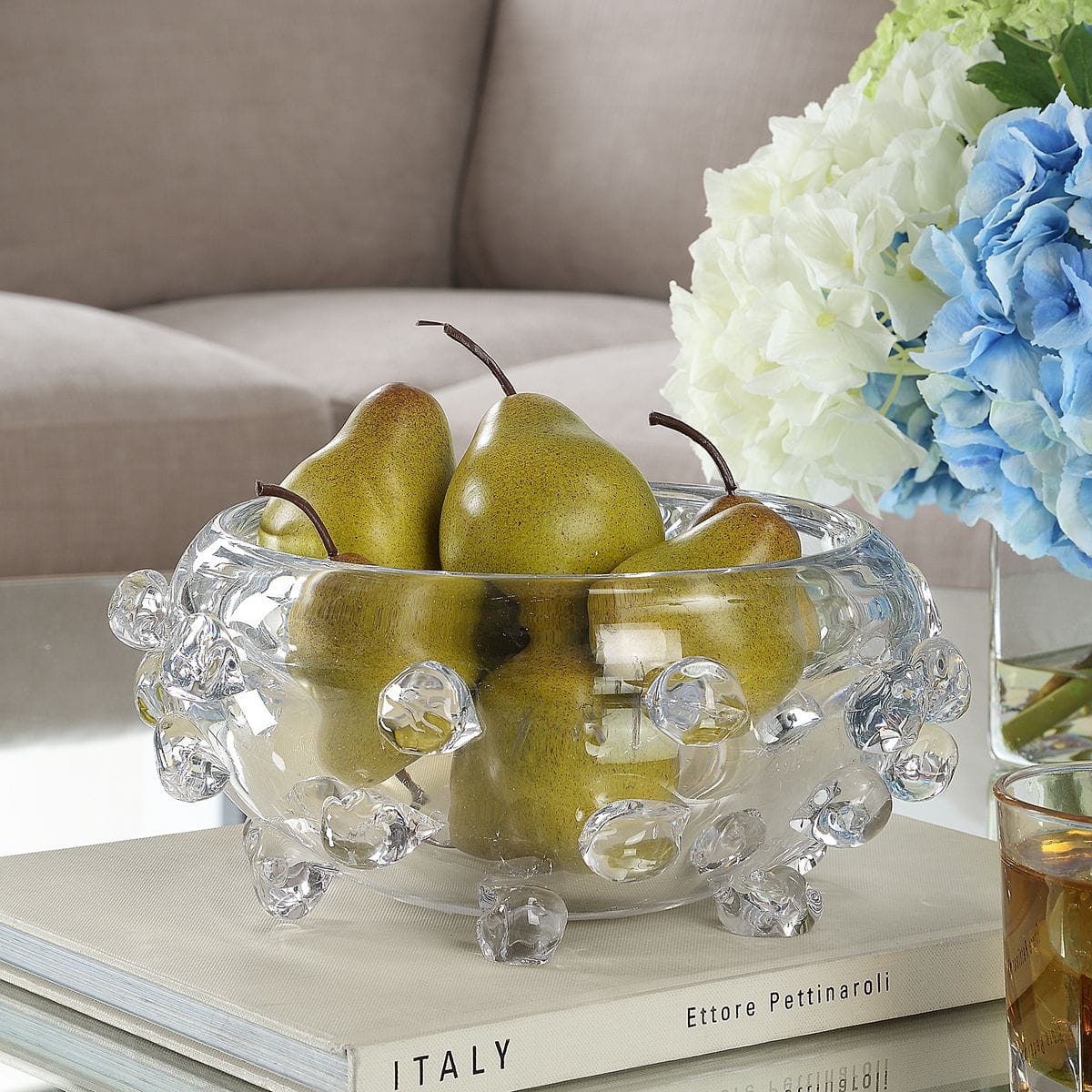 Uttermost Accessories Aura Glass Bowl House of Isabella UK