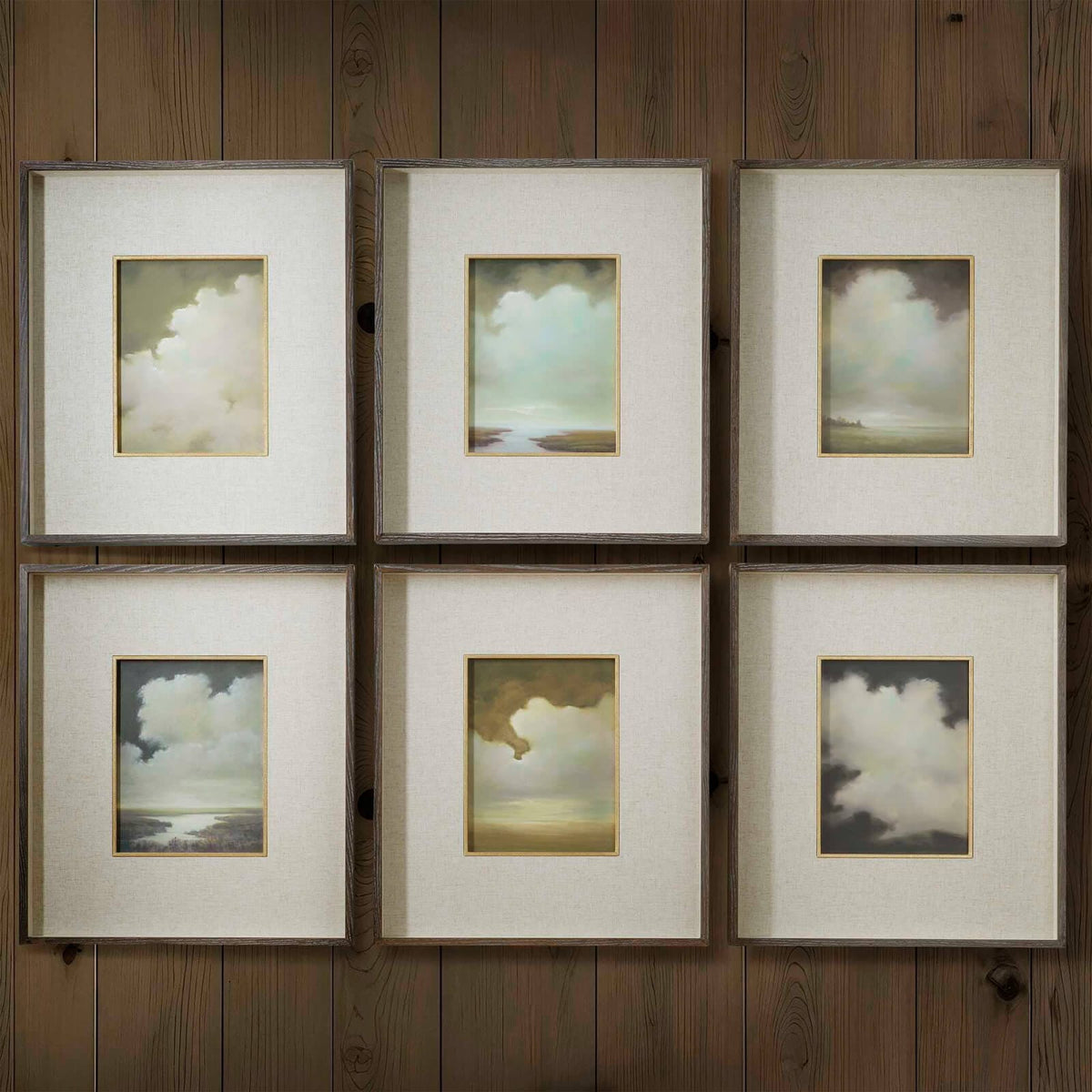 Uttermost Accessories Autumn Cumulation Framed Canvases - Set of 6 House of Isabella UK