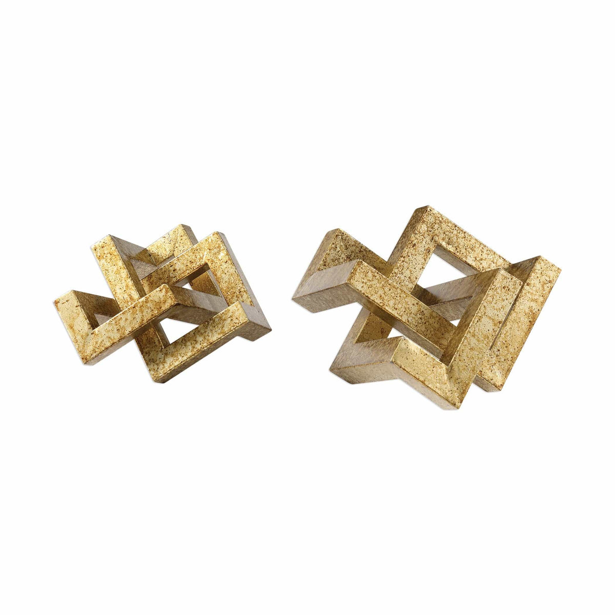 Uttermost Accessories Ayan Gold Accents, S/2 House of Isabella UK