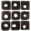 Uttermost Accessories Bahati Ebony Wood Wall Art, S/9 House of Isabella UK