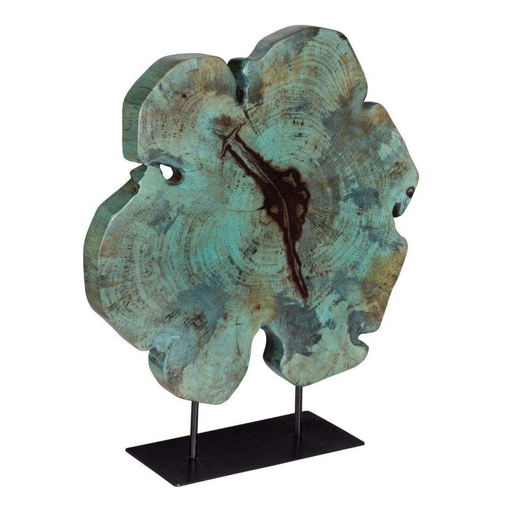 Uttermost Accessories Bahati Mounted Wooden Sculpture in Blue House of Isabella UK