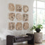 Uttermost Accessories Bahati Wood Bleached Wall Decor - Set of 9 House of Isabella UK