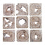 Uttermost Accessories Bahati Wood Wall Art, S/9 House of Isabella UK