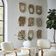 Uttermost Accessories Bahati Wood Wall Art, S/9 House of Isabella UK