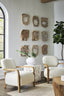 Uttermost Accessories Bahati Wood Wall Art, S/9 House of Isabella UK