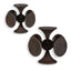 Uttermost Accessories Balanced Harmony Dark Wooden Sculptures, Set of 2 House of Isabella UK
