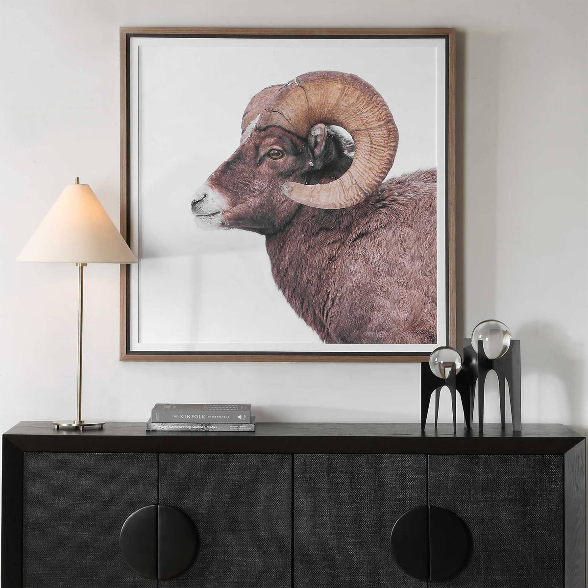Uttermost Accessories Big Horn Sheep Framed Print House of Isabella UK