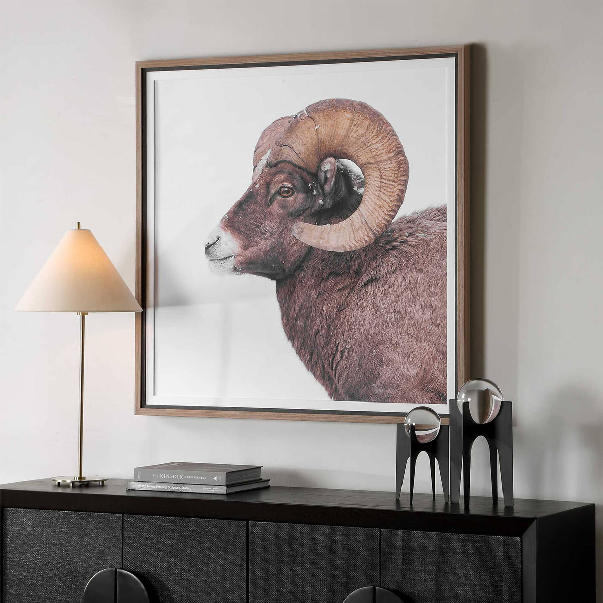 Uttermost Accessories Big Horn Sheep Framed Print House of Isabella UK