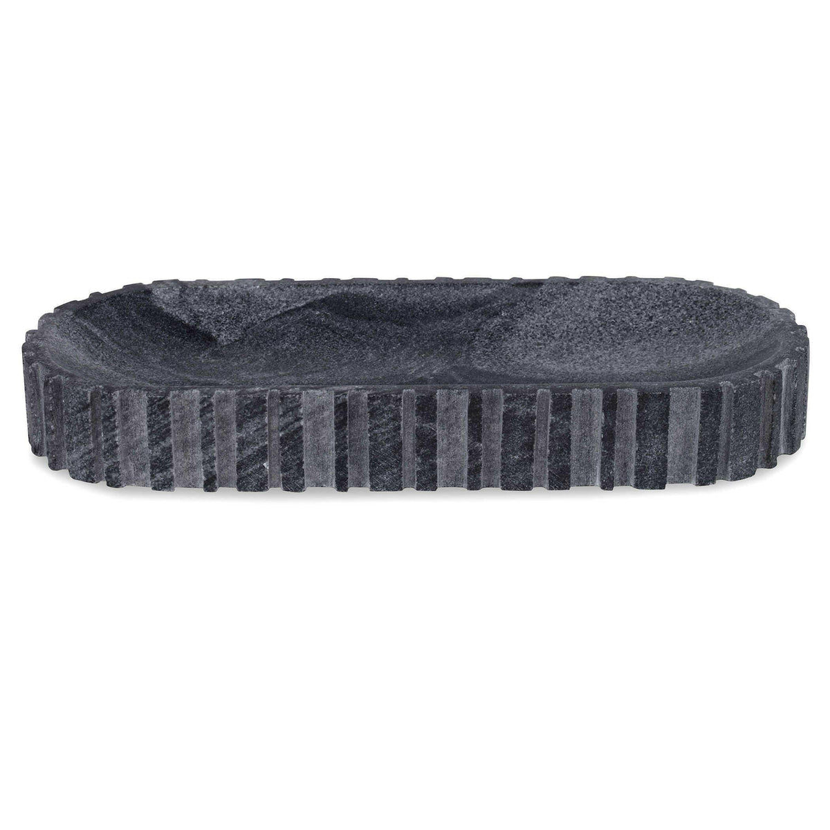 Big Pill Bowl/tray - Black and White Marble.