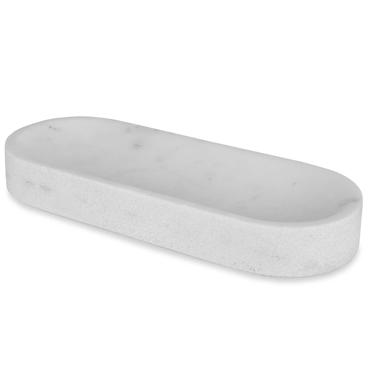 Uttermost Accessories Big Pill Bowl/Tray - White Marble House of Isabella UK