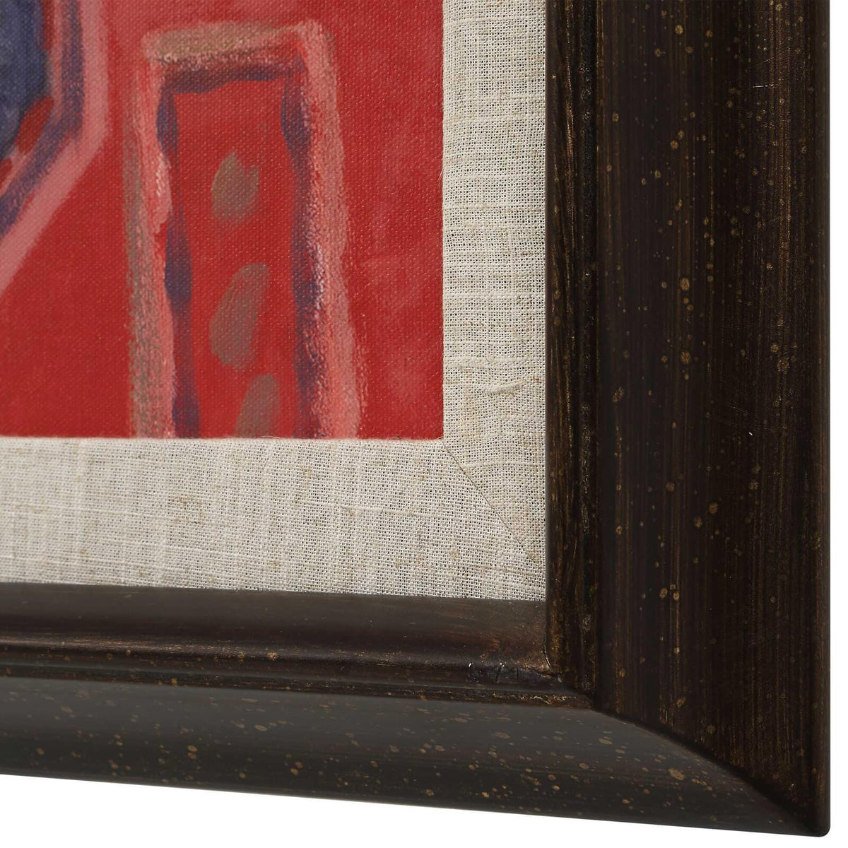 Uttermost Accessories Big Red Framed Canvas House of Isabella UK