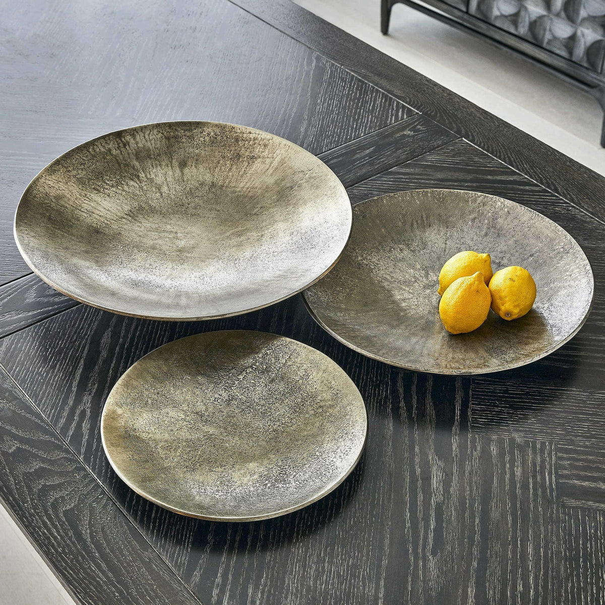 Black Label Aitana Metal Wall Decor - Silver, S/3.